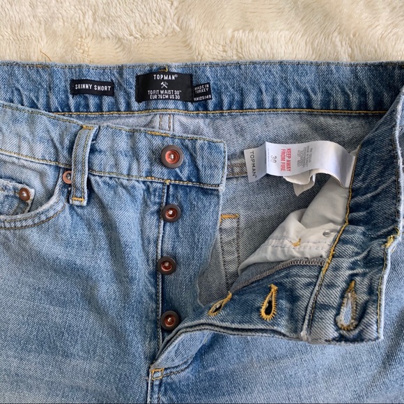 Topman Men's Skinny Shorts - Picture 3 of 7